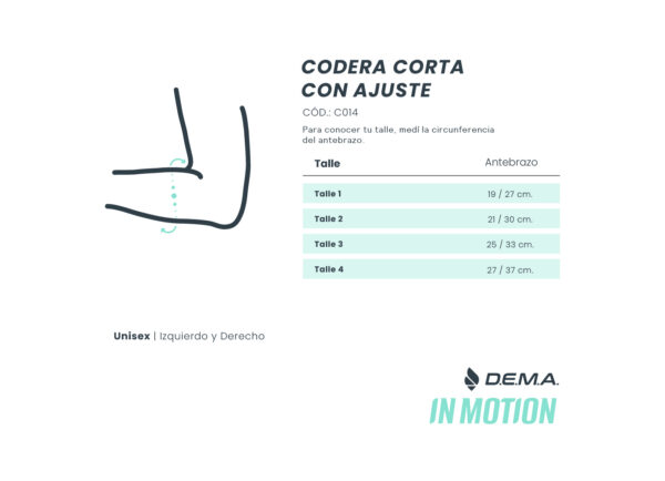 Codera de neoprene corta ajustable - Imagen 3