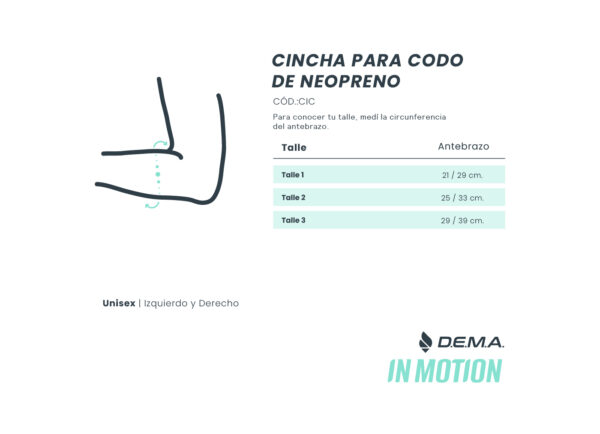 Cincha deportiva para codo de tenista - Imagen 3