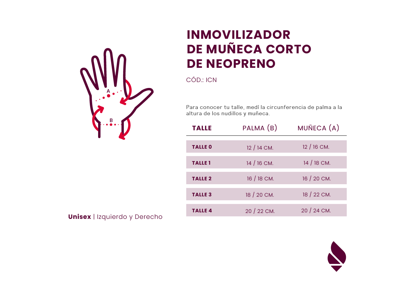 Férula inmovilizadora de muñeca de neopreno - Imagen 4