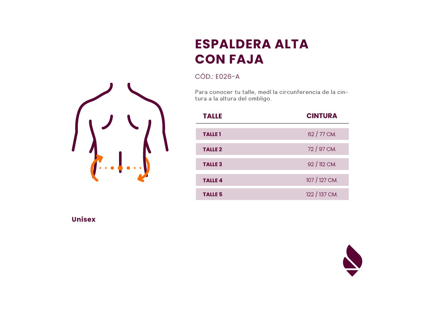 Espaldera alta con faja - Imagen 3
